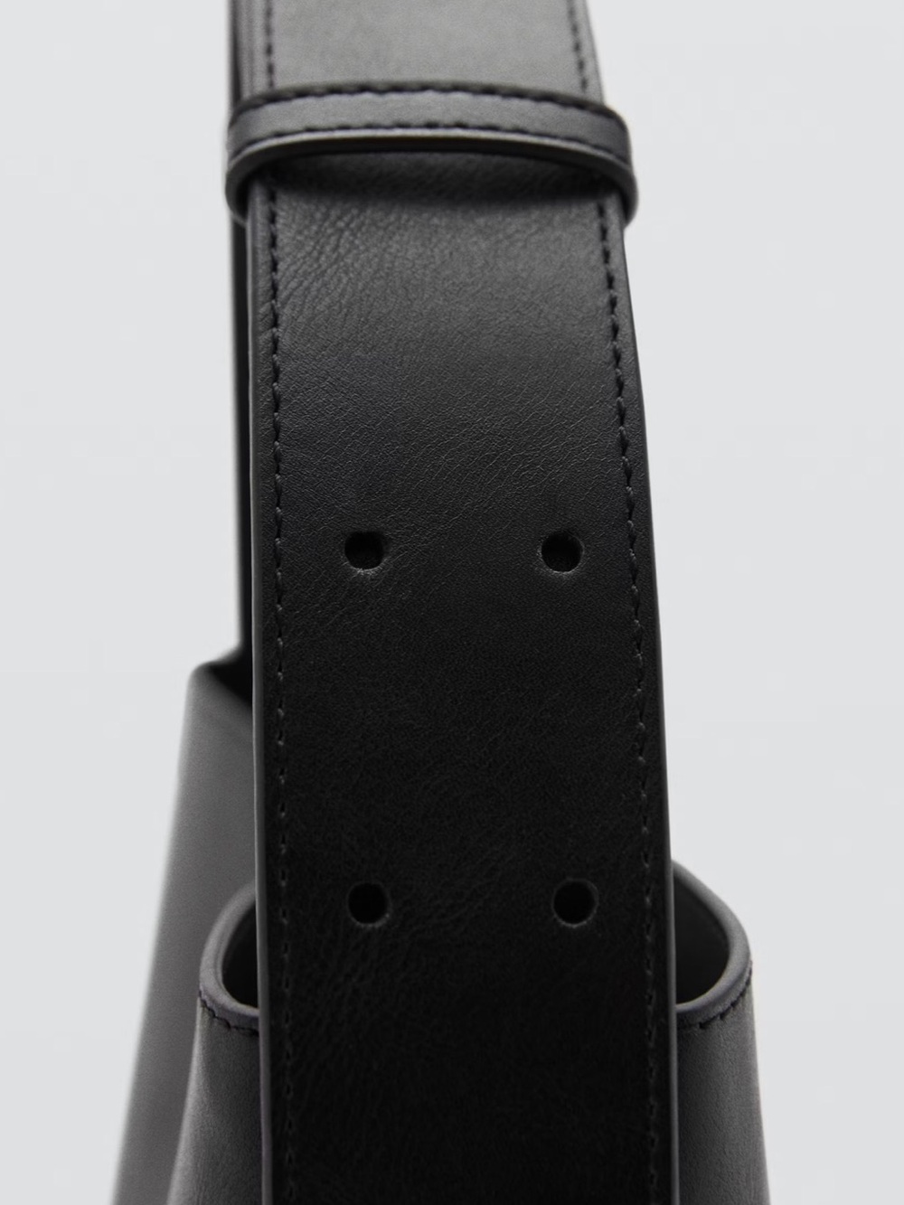 Mango Structured Leather-Effect Tote - Picture 3 of 15